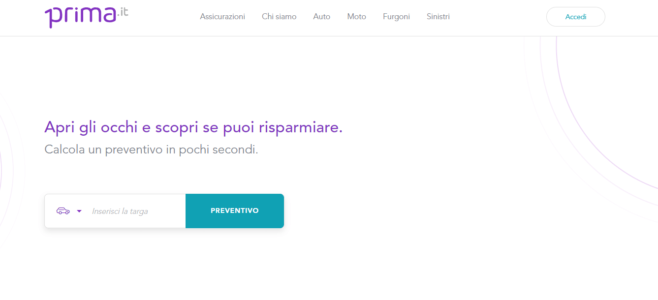 assicurazione auto prima