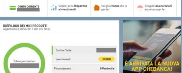 conto corrente digital chebanca