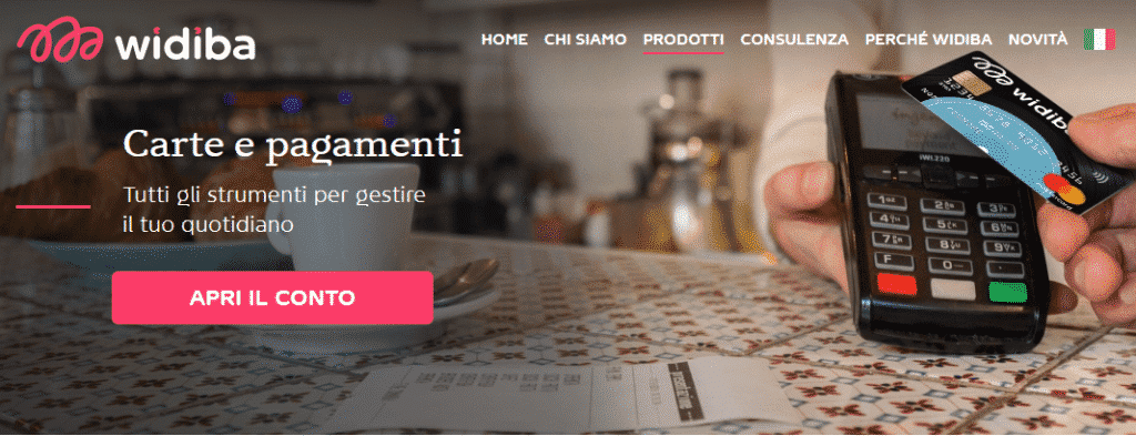 conto corrente widiba