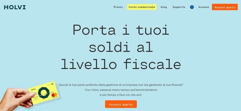 Conto aziendale Holvi