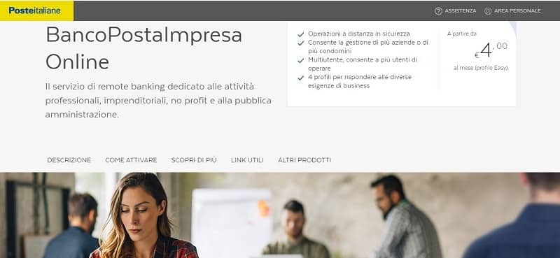 bancoposta impresa on line