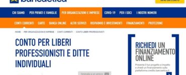 Conto Liberi Professionisti Banca Popolare Etica