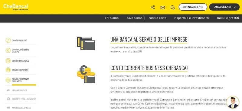 conto chebanca business
