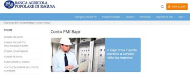Conto PMI di Banca Agricola Popolare di Ragusa