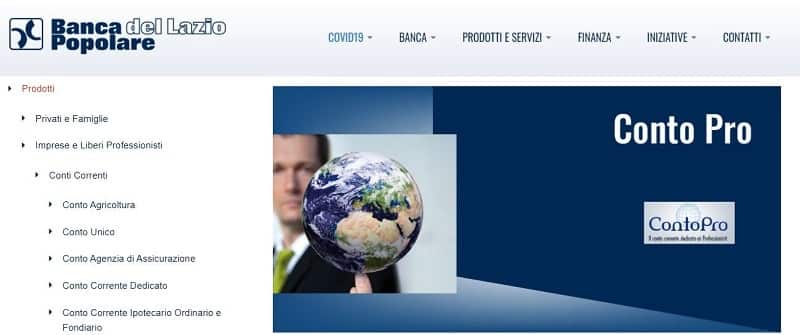 Conto Pro Studio Banca Popolare del Lazio