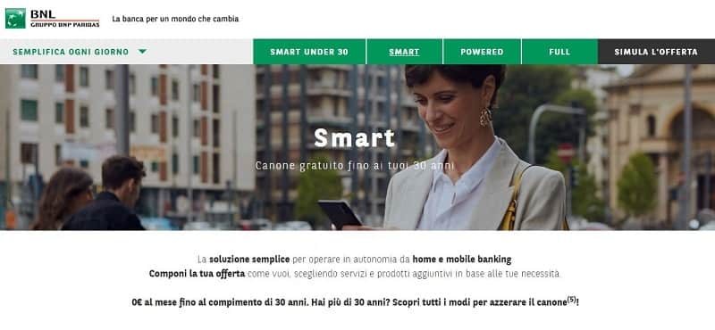 conto BNL Smart