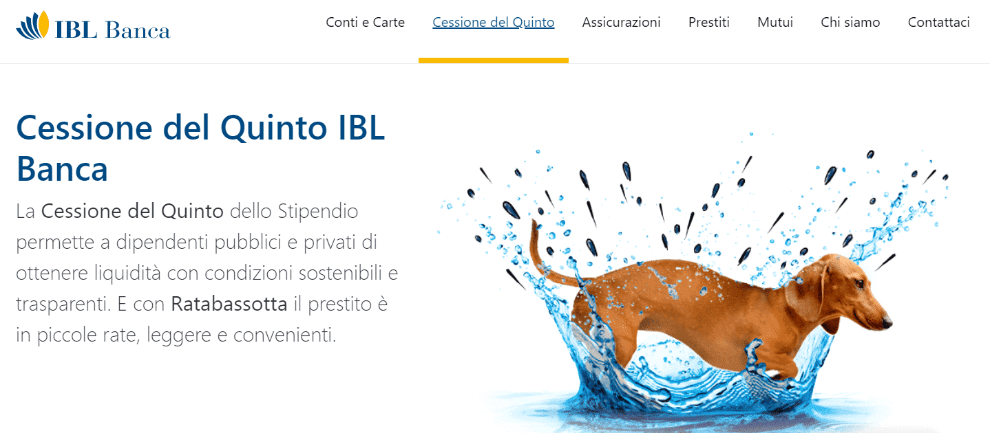 cessione del quinto ibl