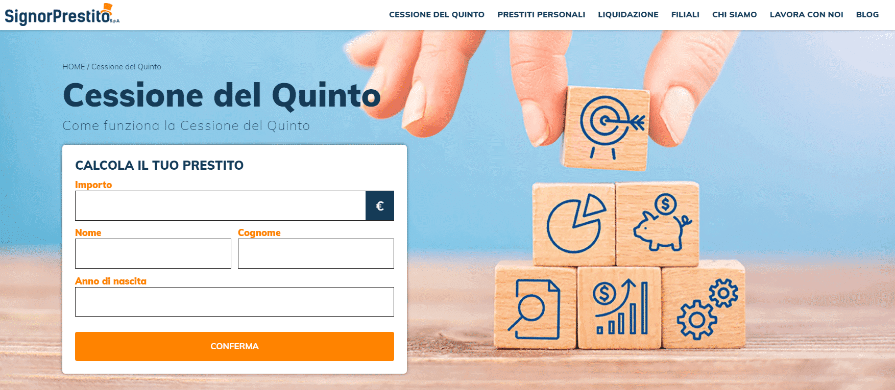cessione del quinto signor prestito
