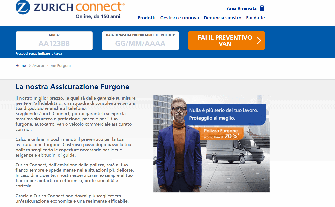 assicurazione autocarro zurich