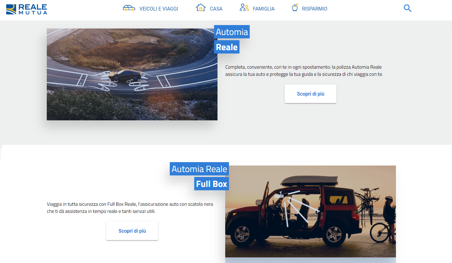 assicurazione auto reale mutua