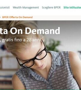 Conto Corrente BPER On Demand