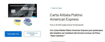 American Express Alitalia Platino