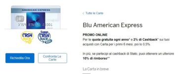 American Express Blu Carta