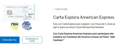 Carta Explora American Express
