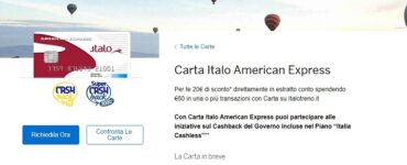 Carta Italo American Express